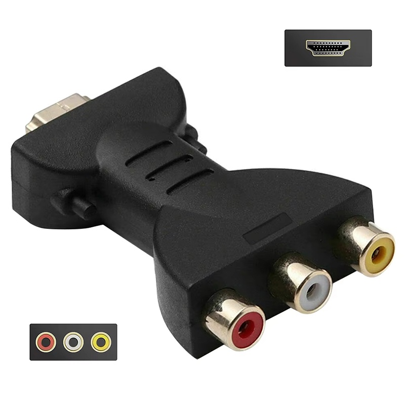 Home Cinema Tv - Adaptateur Composite AV vers HDTV, connecteur