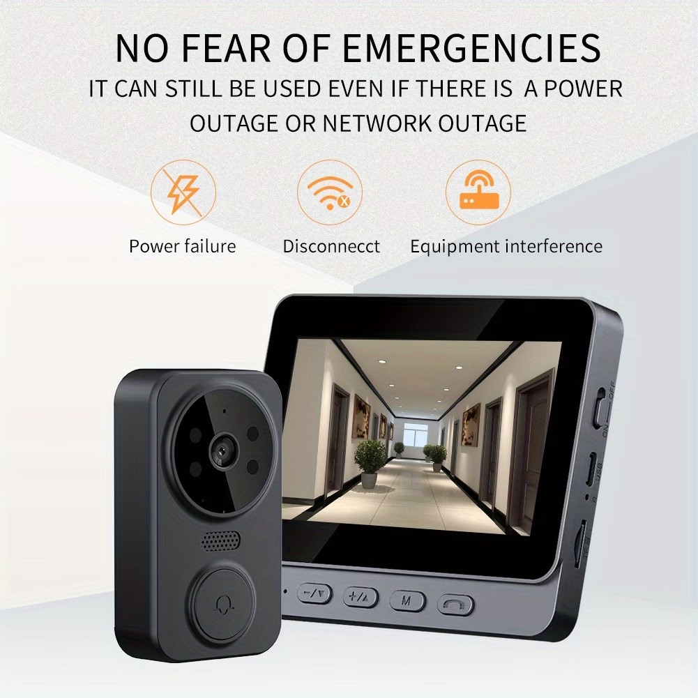 Home Cinema Wireless - Sonnette vidéo sans fil 2,4 GHz