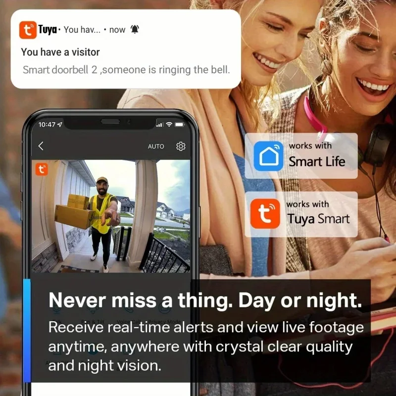 Sonnette vidéo sans fil intell - Home Cinema Wireless avis et prix