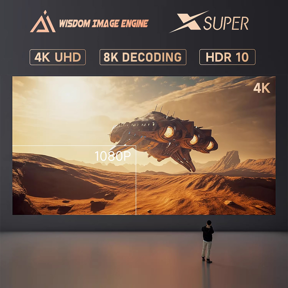 Projecteur DLP 4K Dangbei F6 a - Audio Home Cinema avis et prix